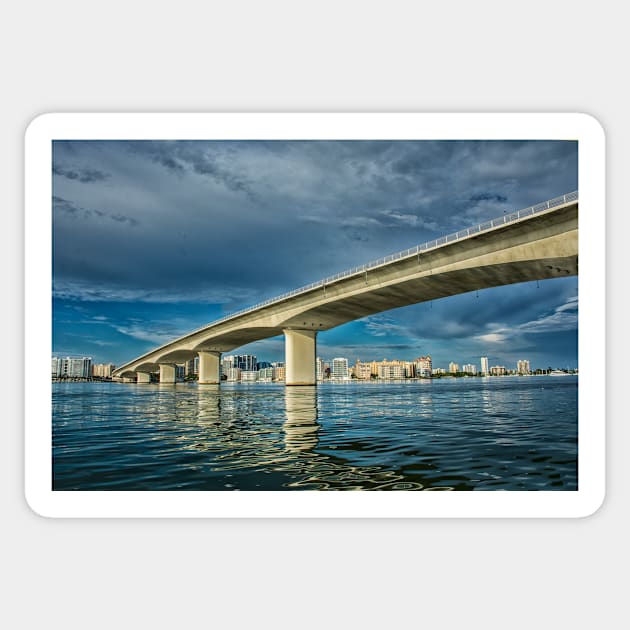 Sarasota Ringling Causeway Sticker by joesaladino